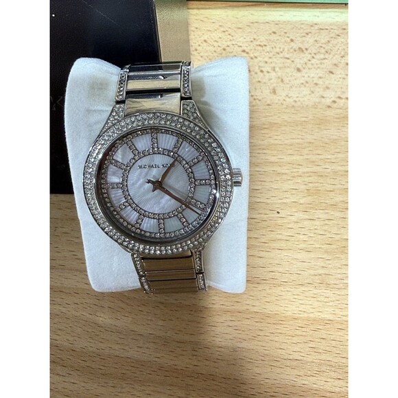 NEW -Michael Kors Women's MK3311 KerryCrystal Stainless steel Watch $275.00 Tag - Picture 4 of 15